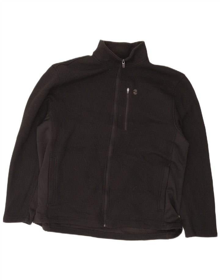 IZOD Træningsdragt til mænd, topjakke, stor sort polyester