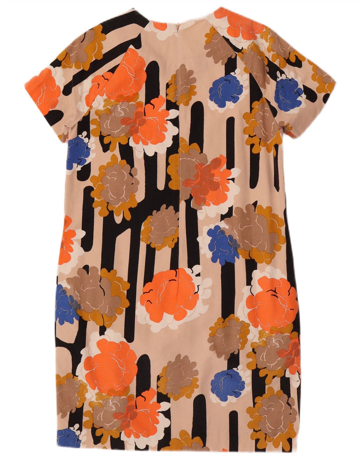 COS Womens Shift Dress EU 36 Small Multicoloured Floral Cotton