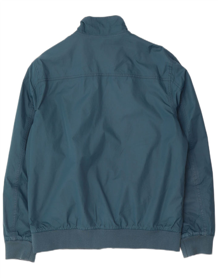 Timberland Herre Bomber Regnjakke UK 40 Stor Blå Polyester