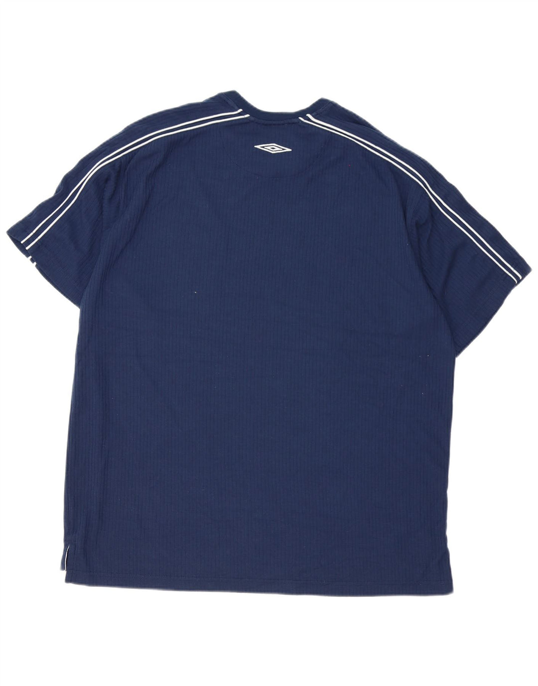 Umbro Mens T-Shirt Top XL Navy Blue Polyester