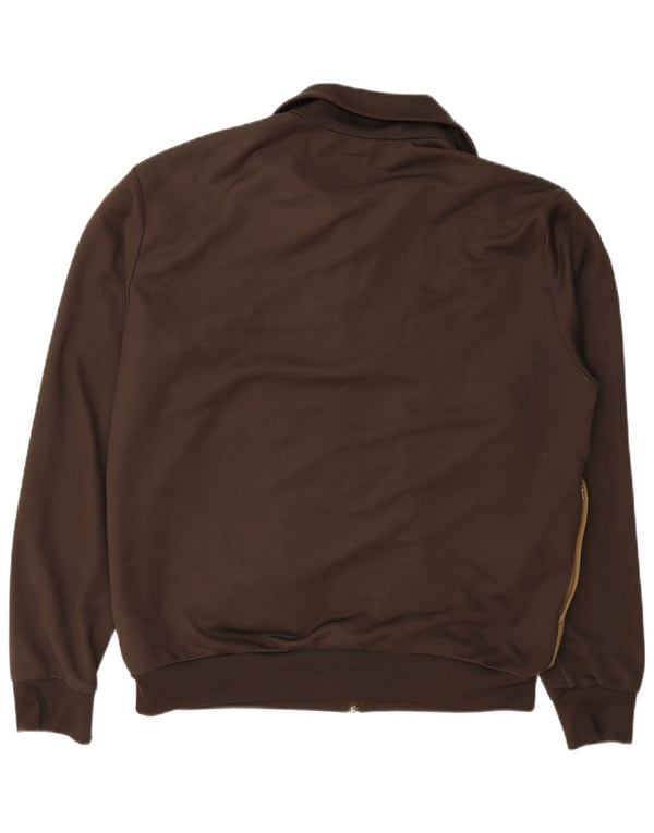 Adidas Veste de survêtement pour homme en coton color block Large Marron