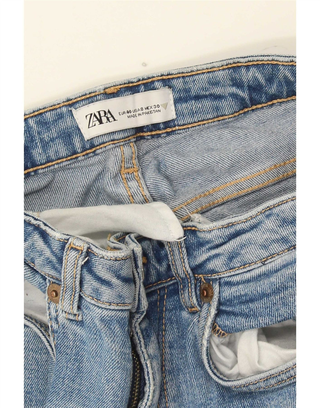 Damskie jeansy rozkloszowane Zara EU 40 Medium W30 L30 Niebieskie