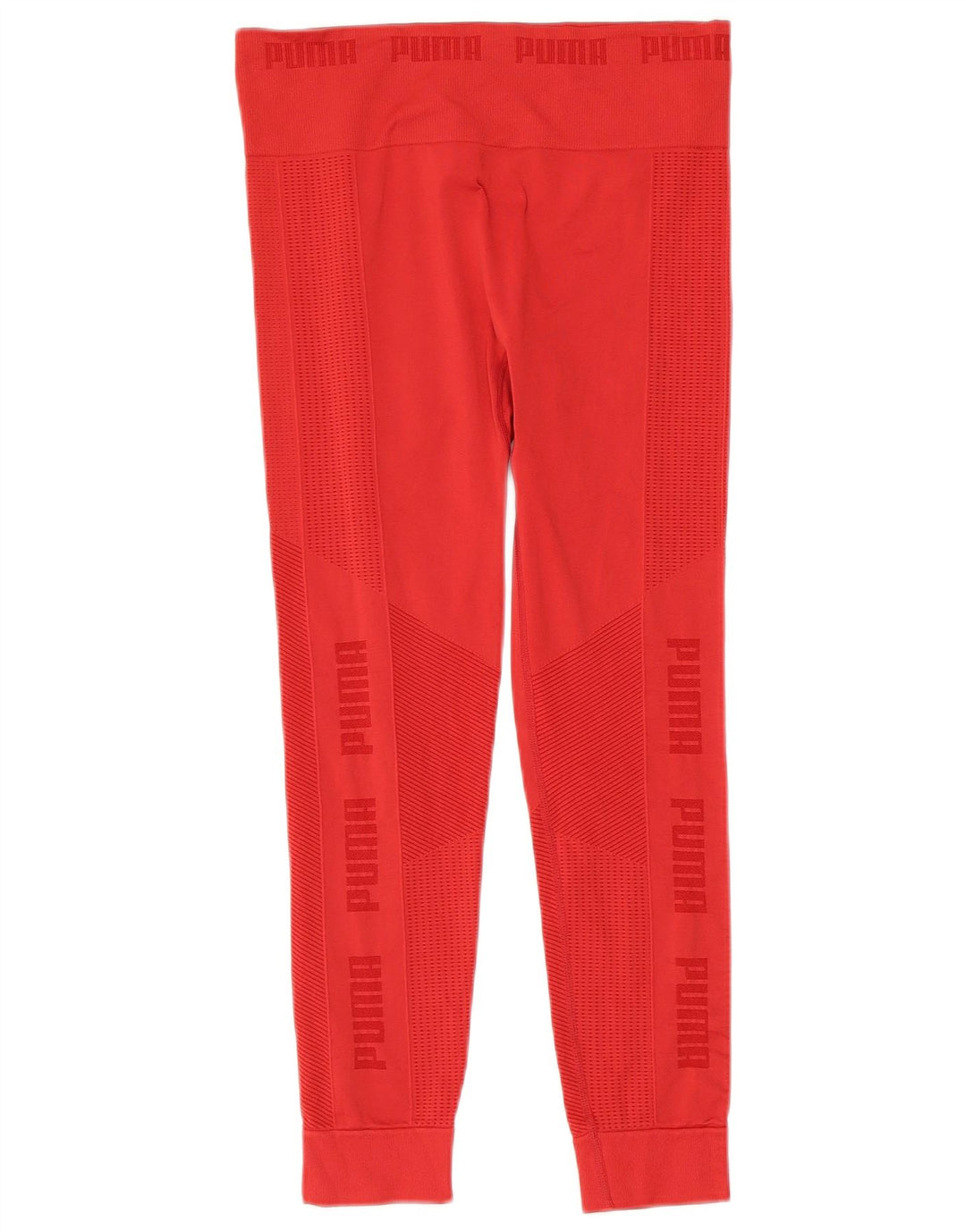 Puma Womens Graphic Capri Leggings UK 14 Medium Red Nylon