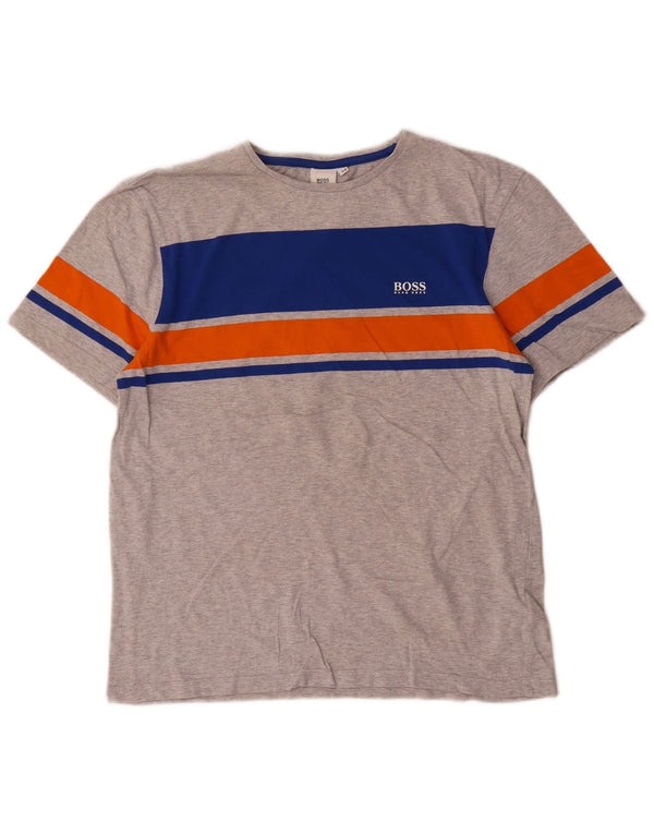 Μπλουζάκι Hugo Boss Boys T-shirt 15-16 ετών μεσαίο γκρι βαμβακερό χρώμα