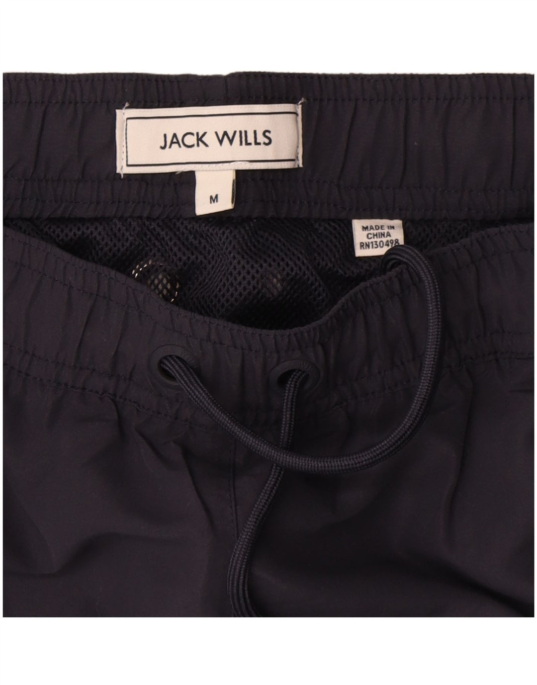 Jack Wills Herren-Badeshorts, mittelgroß, Marineblau, Polyester
