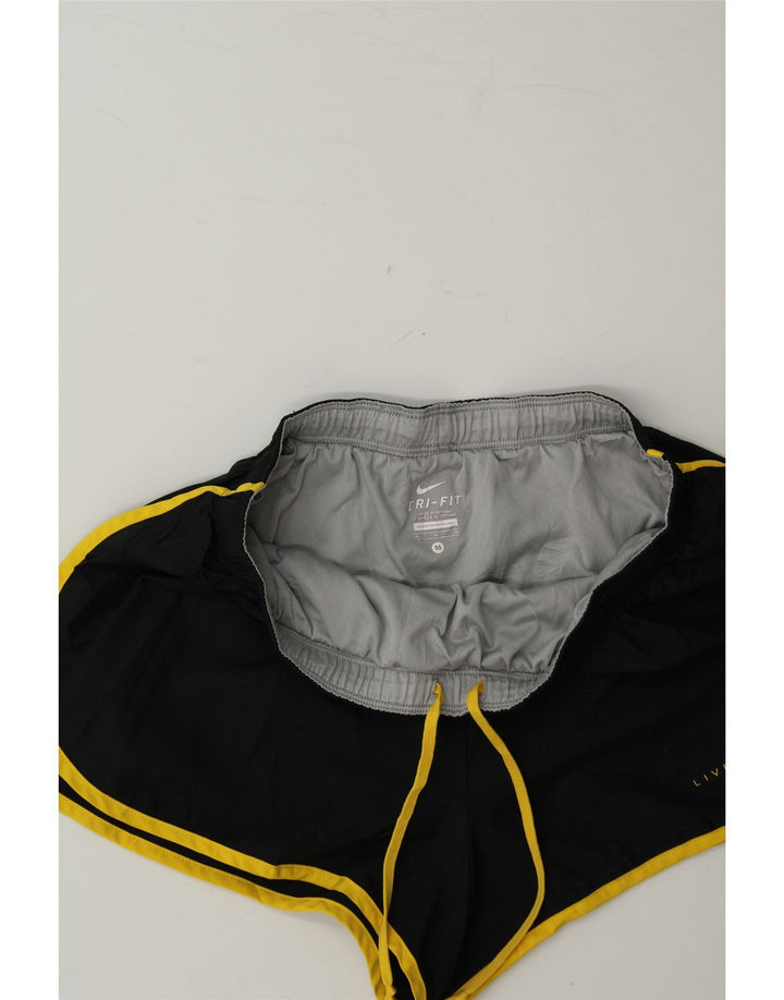 NIKE Womens Dri Fit Sport Shorts UK 14 Medium  Black Vintage Nike and Second-Hand Nike from Messina Hembry 
