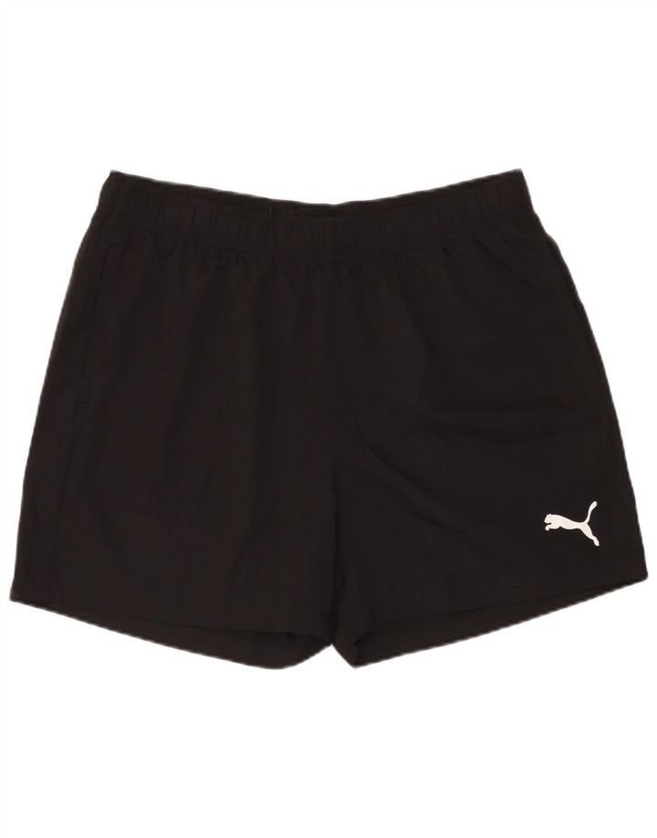 Pantaloncini sportivi da uomo Puma XL neri in poliestere