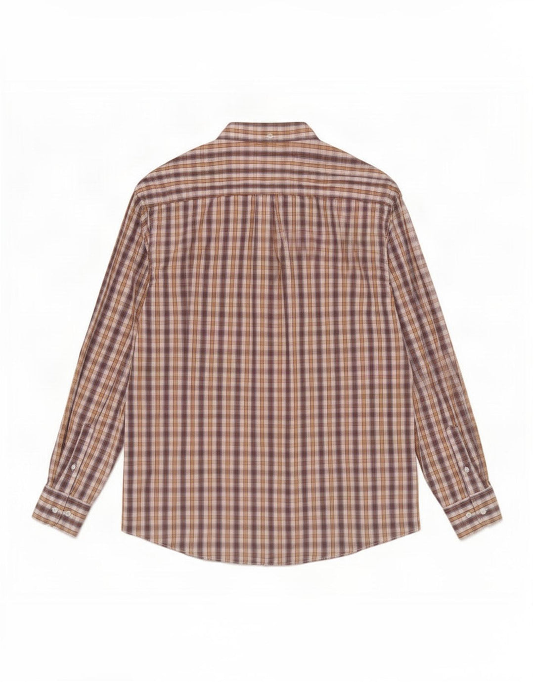 Farah Chemise Homme Grand Carreau Marron