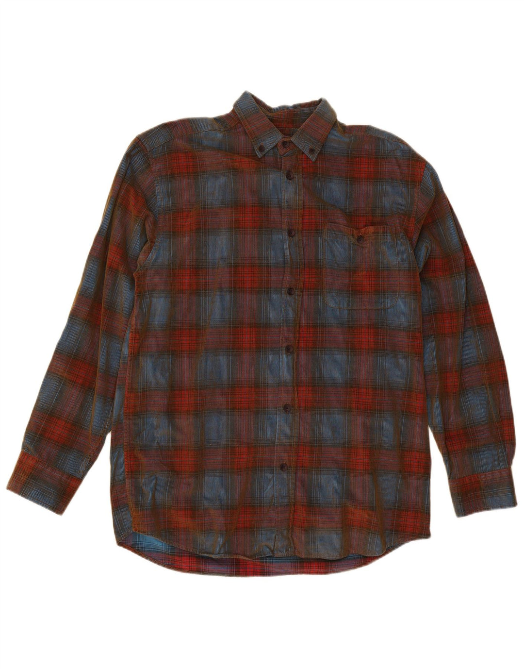R-OPTIONS Mens Flannel Shirt Large Multicoloured Check Cotton