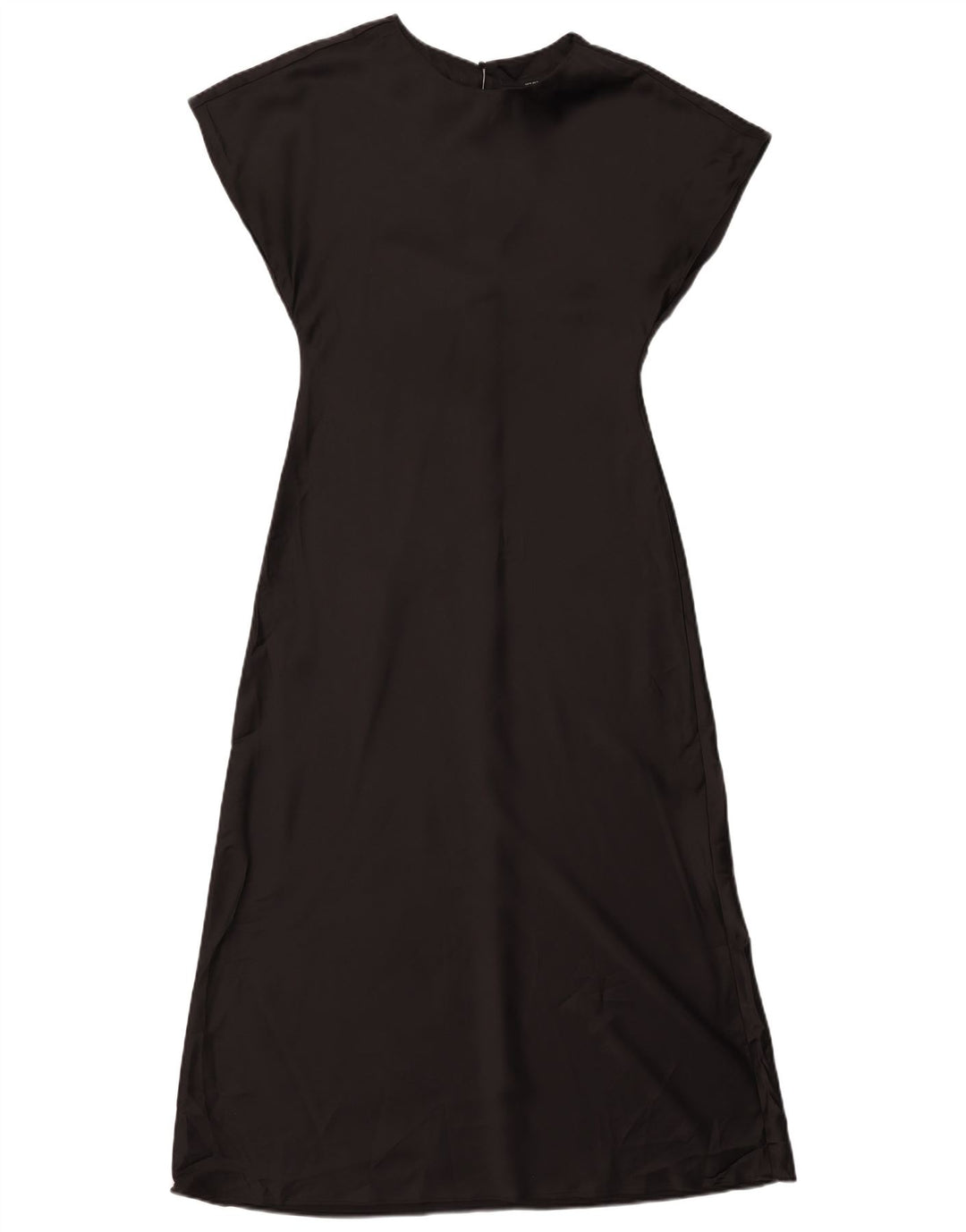 Zara Womens Maxi Dress UK 12 Medium Black Polyester