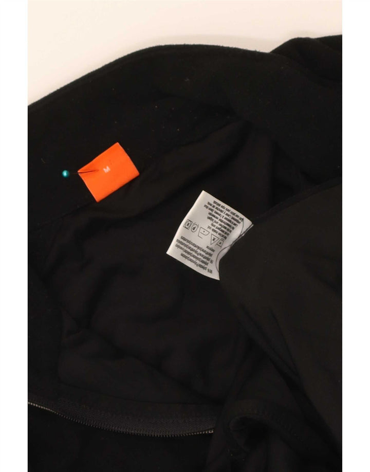 Hugo Boss Veste polaire pour femme UK 14 Medium Noir Polyester