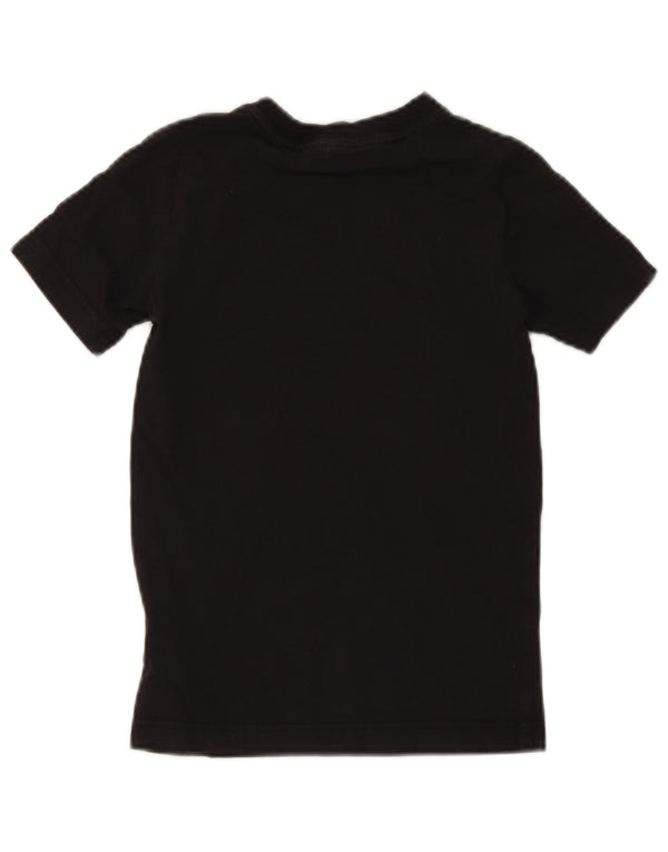 Camiseta Adidas Meninos Graphic Top 7-8 Anos Algodão Preto