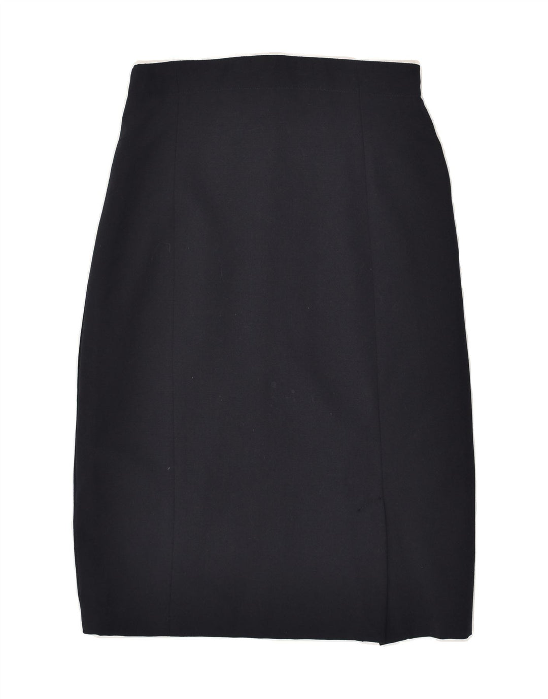 CARLA CARINI Womens Straight Skirt W26 Small Navy Blue Acetate | Vintage Carla Carini | Thrift | Second-Hand Carla Carini | Used Clothing | Messina Hembry 
