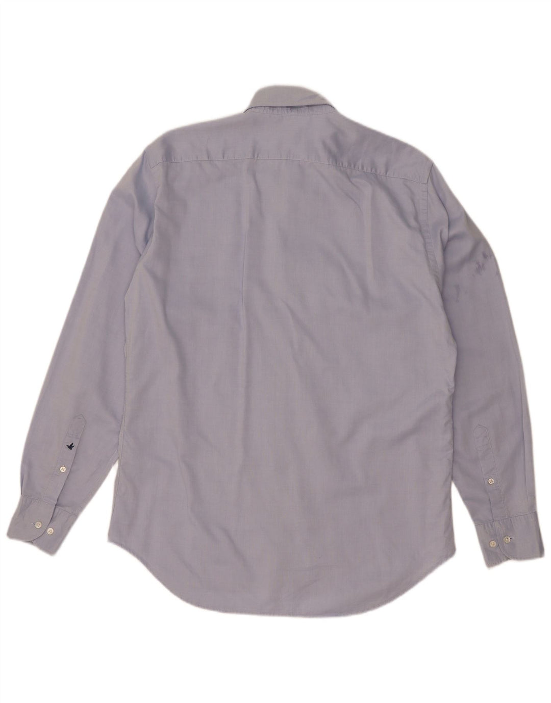 Brooksfield Mens Shirt Size 41 Large Blue Cotton