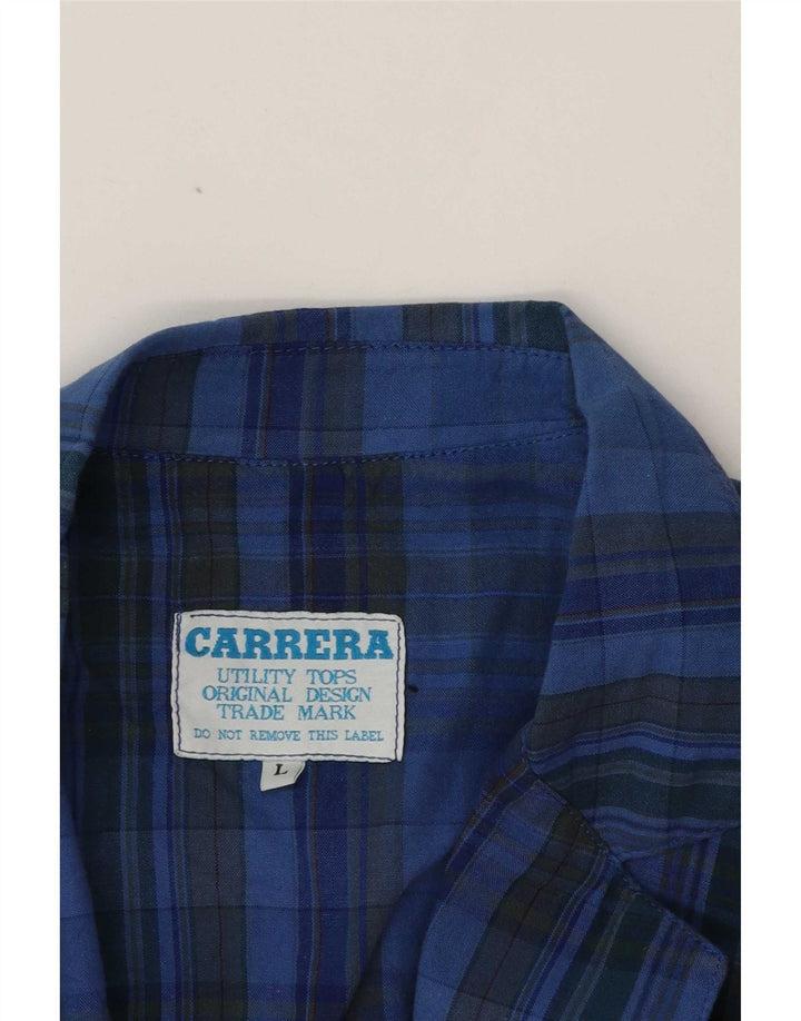 Carrera Herre 2 Button Blazer Jacket UK 40 Large Blue Check