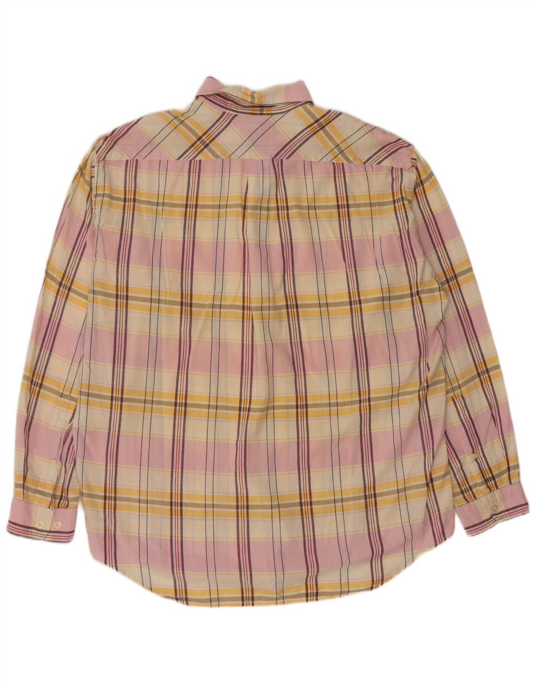 Marlboro Classics Mens Shirt Large Multicoloured Plaid Cotton