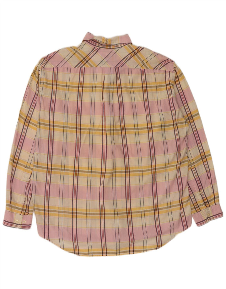 Marlboro Classics Mens Shirt Large Multicoloured Plaid Cotton