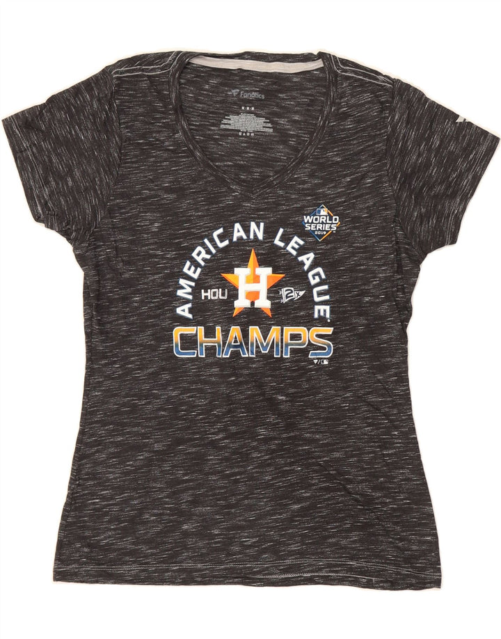 FANATICS Womens Graphic T-Shirt Top UK 14 Medium Grey Vintage Fanatics and Second-Hand Fanatics from Messina Hembry 