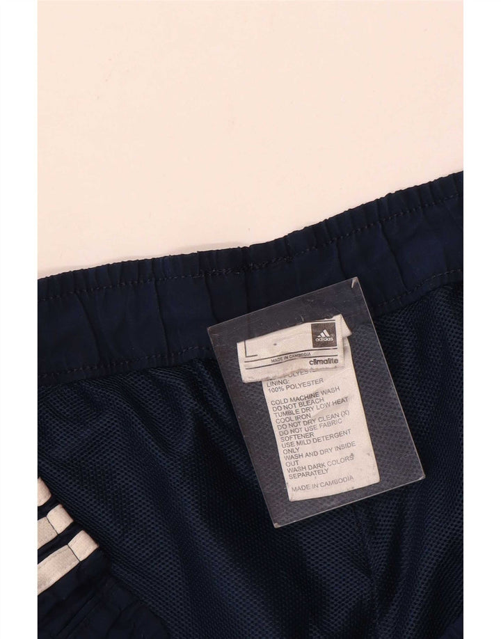 Pantaloncini sportivi da uomo Adidas Large blu navy in poliestere