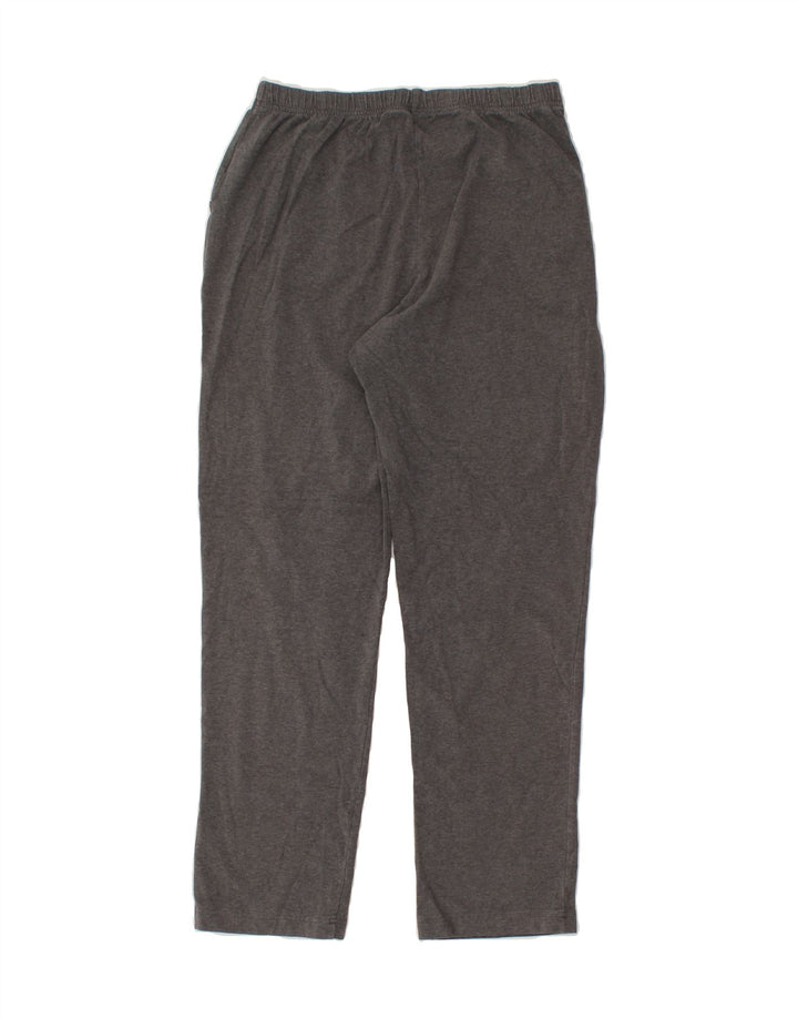 L.L.BEAN Womens Tracksuit Trousers UK 12 Medium  Grey Cotton Vintage L.L.Bean and Second-Hand L.L.Bean from Messina Hembry 