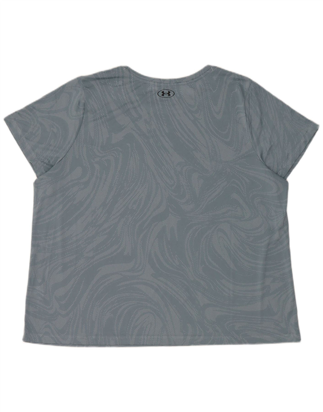 Under Armour Womens T-Shirt Top 2XL Blue Geometric Polyester