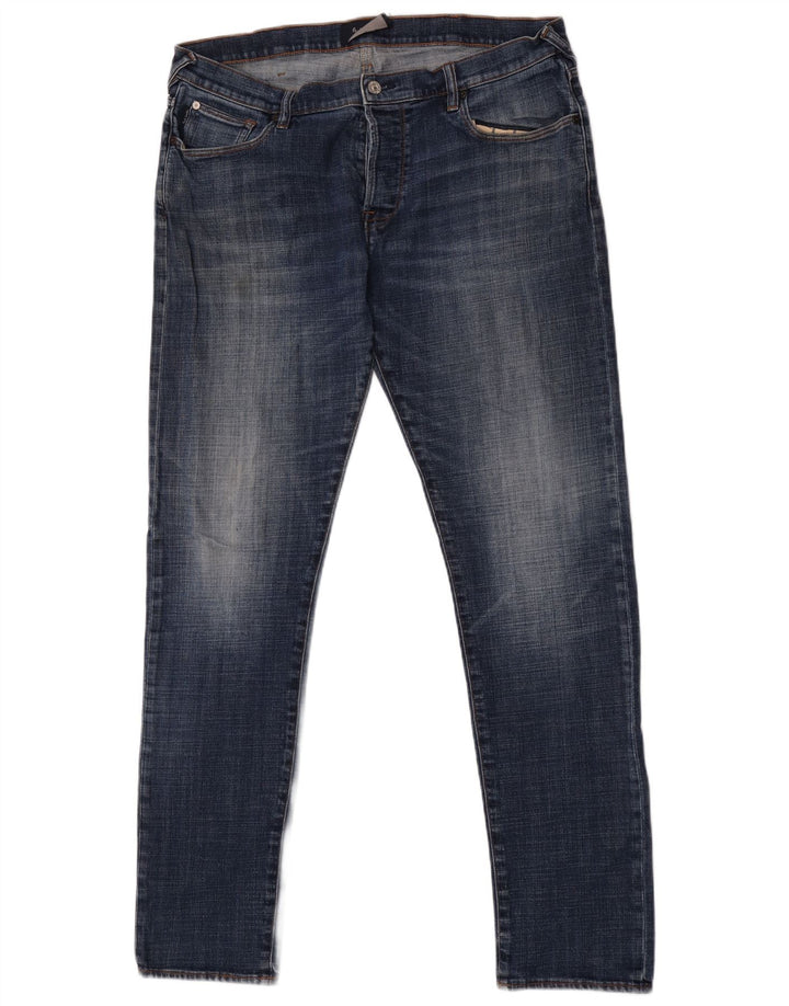 Paul Smith Mens Slim Jeans W34 L34 Blue Cotton