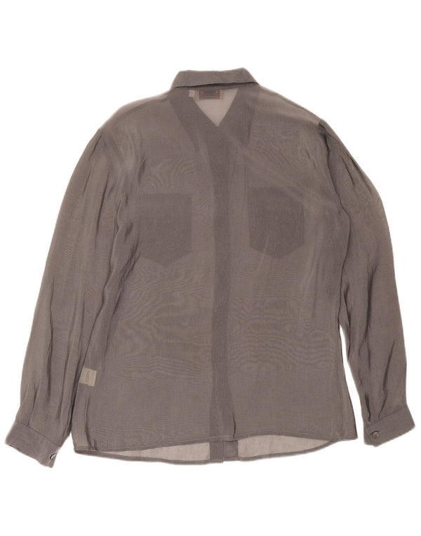 Cămașă Preca Femei See Through IT 44 Medium Gri Poliamidă