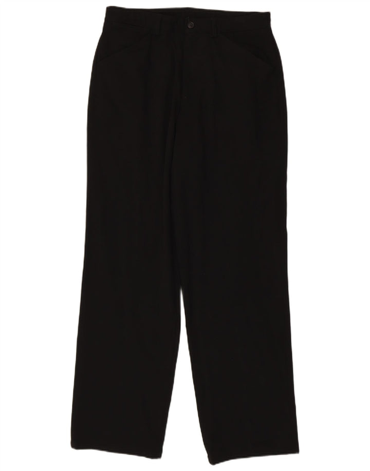 Marks & Spencer Straight Casual Bukser til mænd W30 L31 Sort polyester
