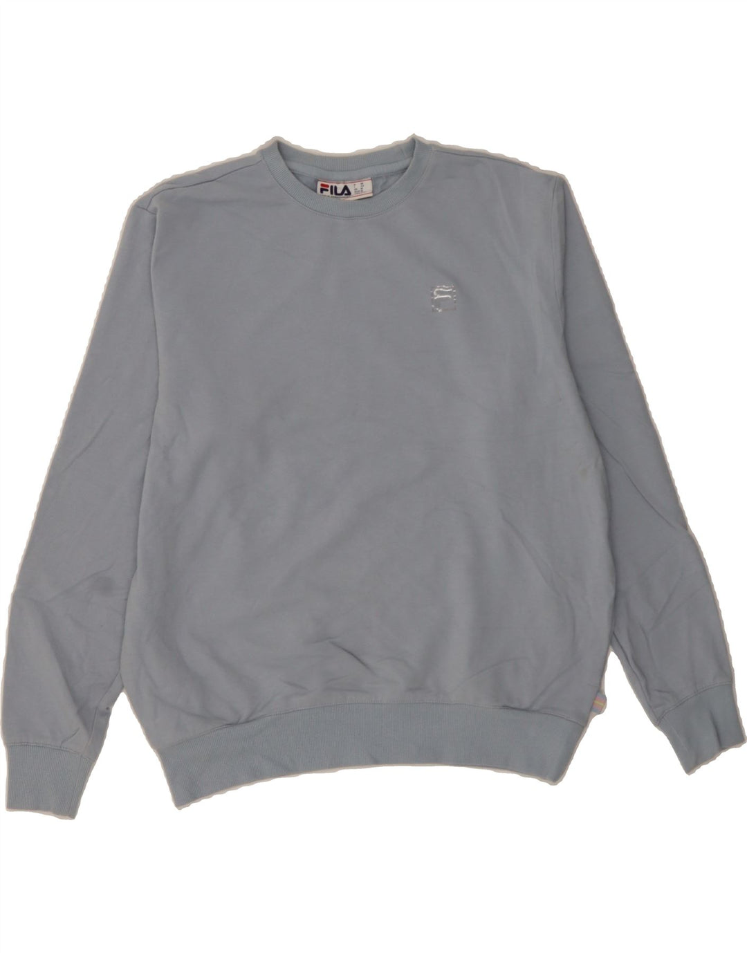 FILA Womens Sweatshirt Jumper UK 14 Medium Grey Cotton Vintage Fila and Second-Hand Fila from Messina Hembry 