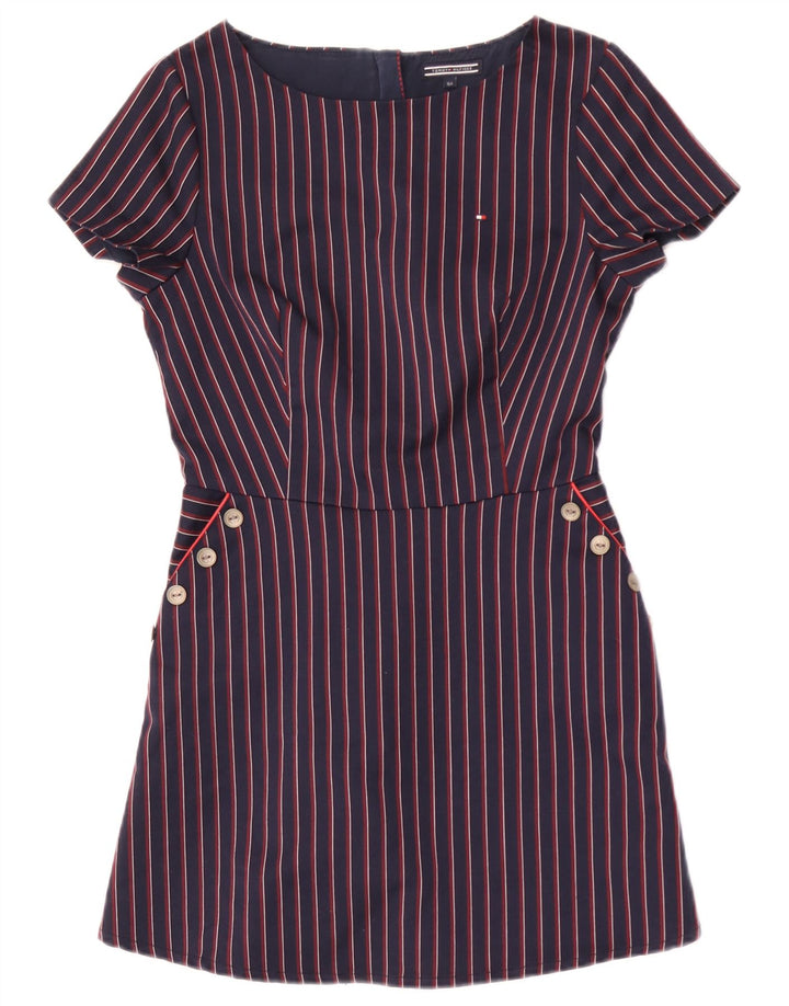 Tommy Hilfiger Girls Basic Dress 14-15 Years Navy Blue Striped