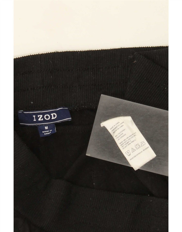 Pantaloni da tuta da donna Izod UK 14 poliestere nero medio