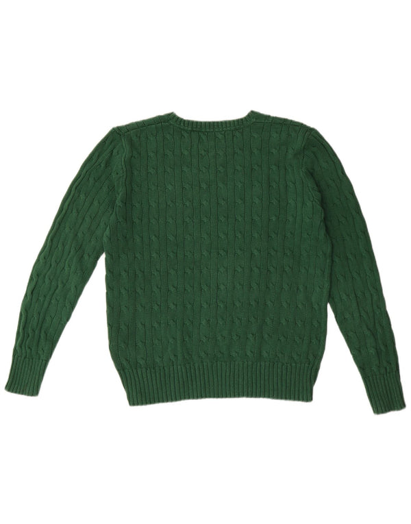 Polo Ralph Lauren Maglione da bambino con scollo a barca 14-15 anni Large Verde