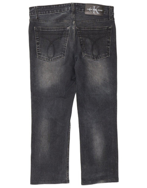 Jeans dritti da uomo Calvin Klein W32 L26 Blu Navy