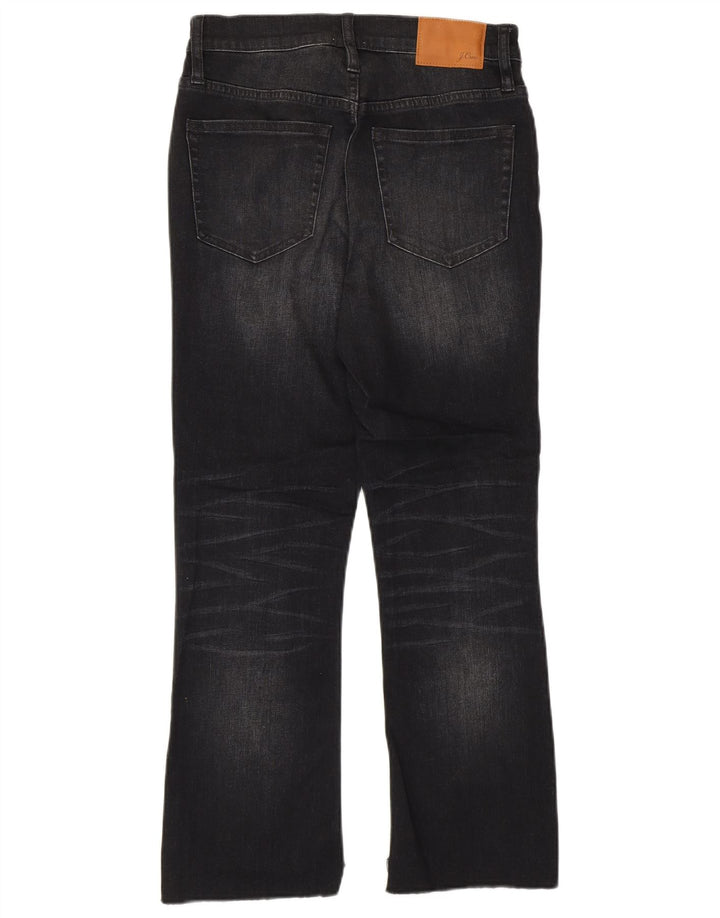 J. CREW Womens Cropped Jeans W26 L23  Black Cotton