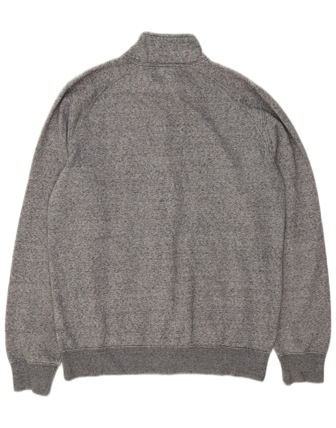 Champion Mens Tracksuit Top Jacket Medium Grey Flecked Cotton