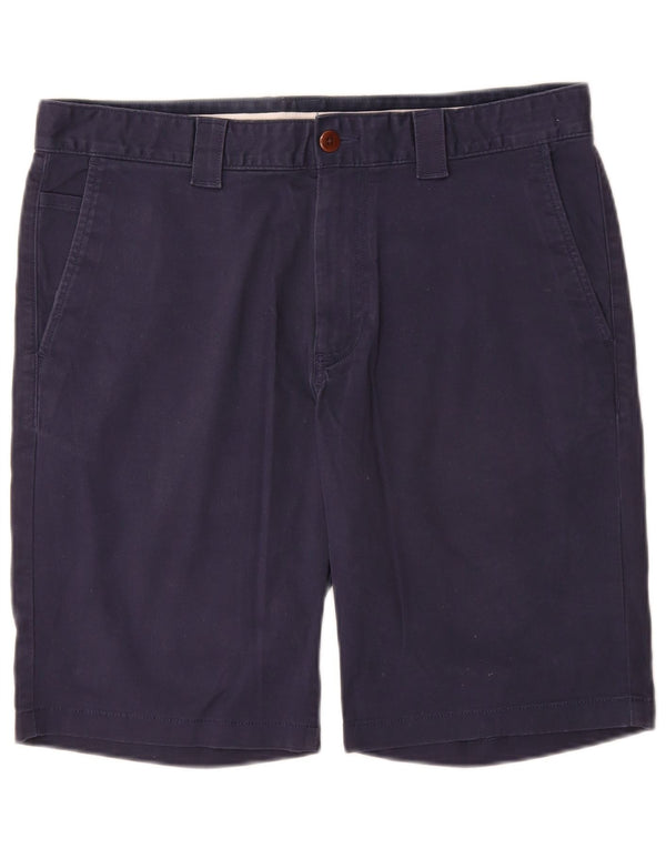 Tommy Hilfiger Mens Chino Shorts W34 Large  Navy Blue Cotton