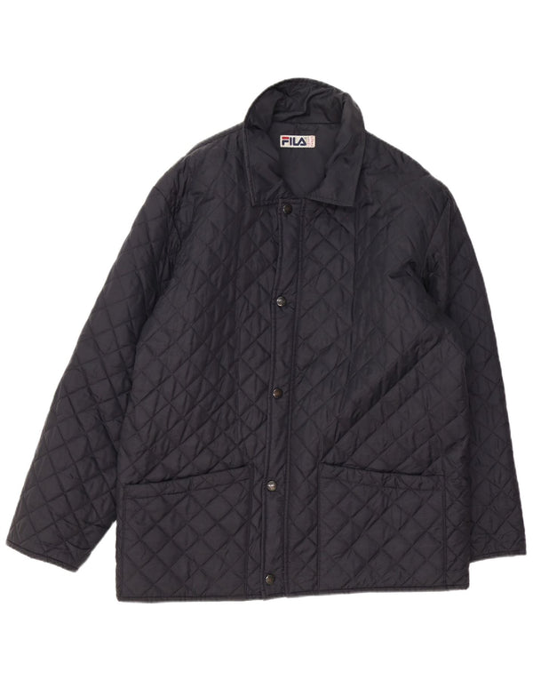 Fila Chaqueta acolchada para hombre IT 50 Medium Azul marino Poliamida