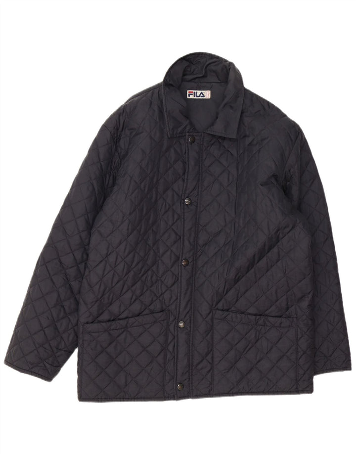 Fila Chaqueta acolchada para hombre IT 50 Medium Azul marino Poliamida