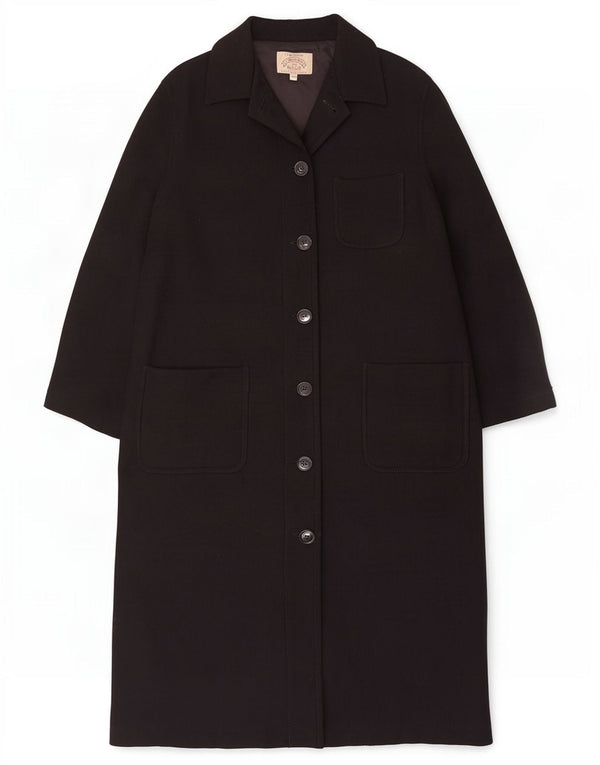 Armani Jeans Manteau Femme UK 12 Moyen Noir Polyester