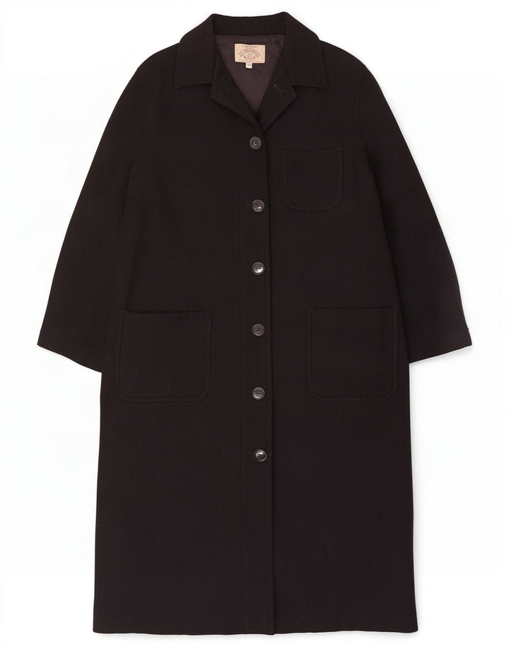 Cappotto da donna Armani Jeans UK 12 medio nero poliestere