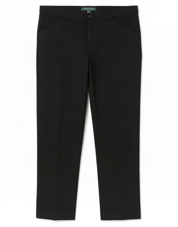 Pantaloni tăiați drept pentru femei Ralph Lauren US 6 Medium W30 L26 Negru