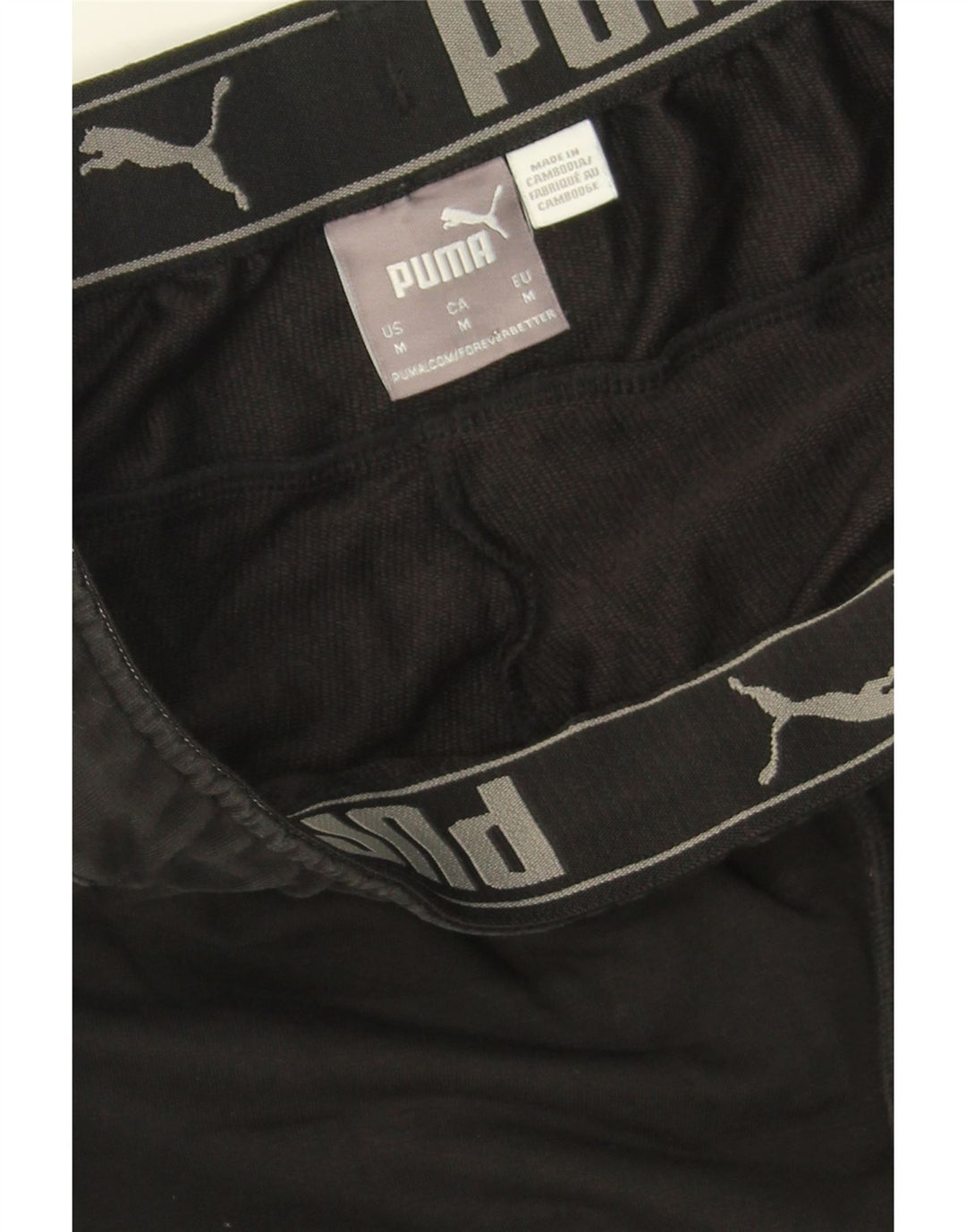 PUMA Mens Tracksuit Trousers Medium  Black Cotton Vintage Puma and Second-Hand Puma from Messina Hembry 