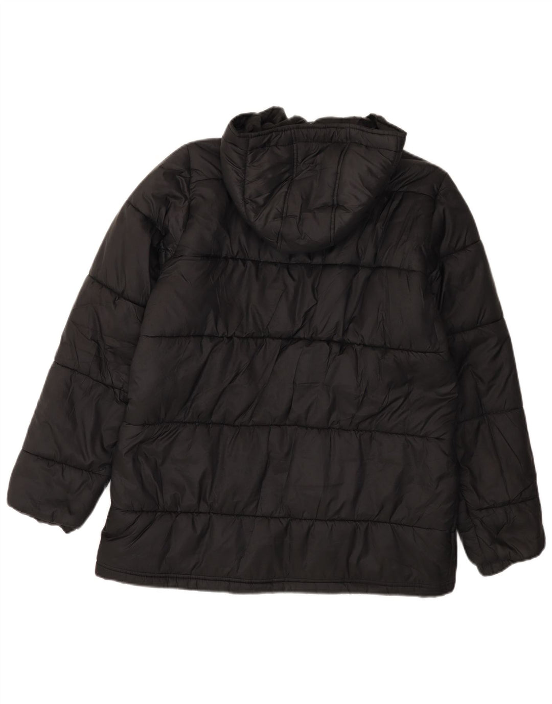 Adidas Womens Hooded Padded Jacket EU 40 Medium Black Polyester