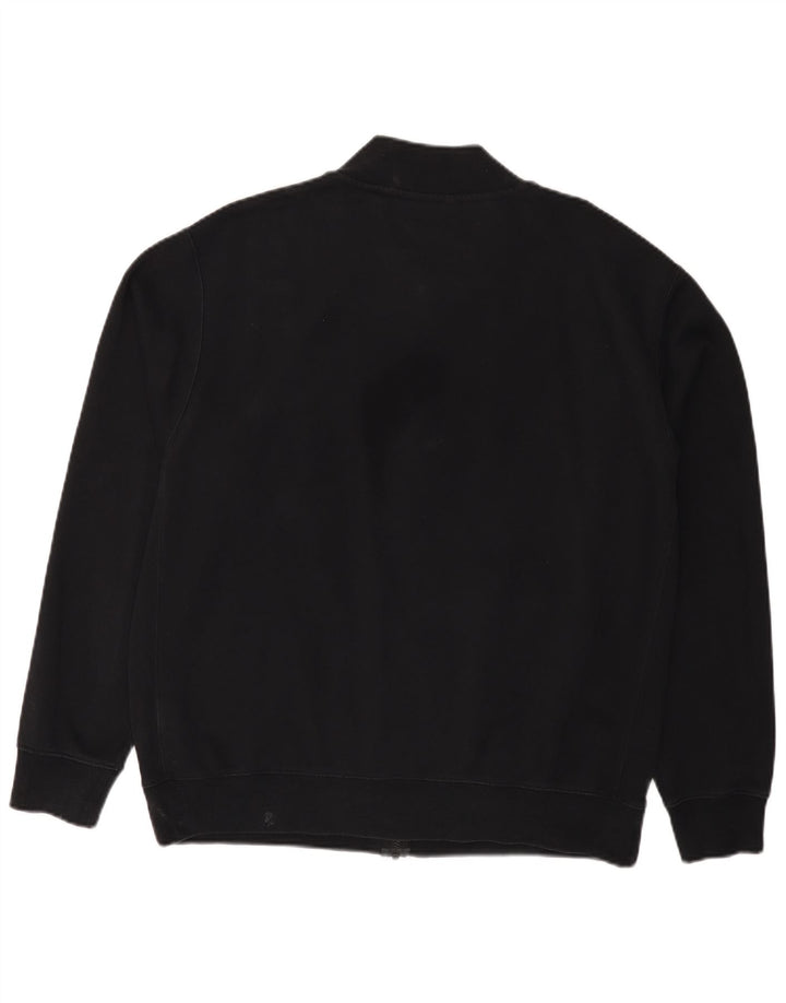 Nike Mens Tracksuit Top Jacket Large Black Cotton