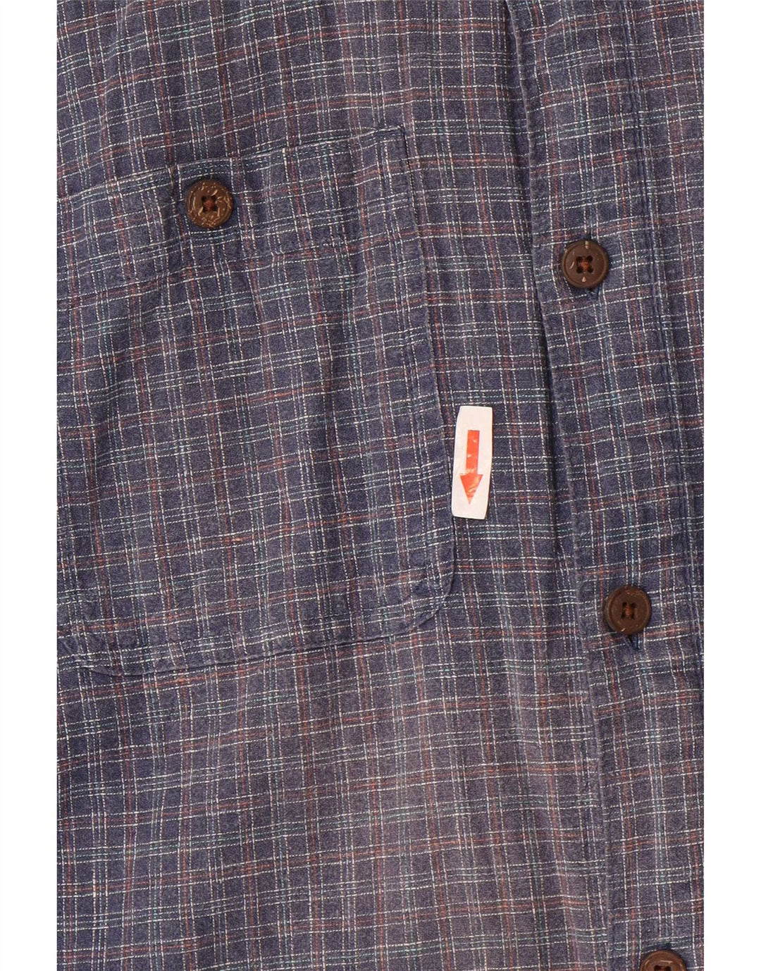 Patagonia Mens Short Sleeve Shirt Medium Blue Check