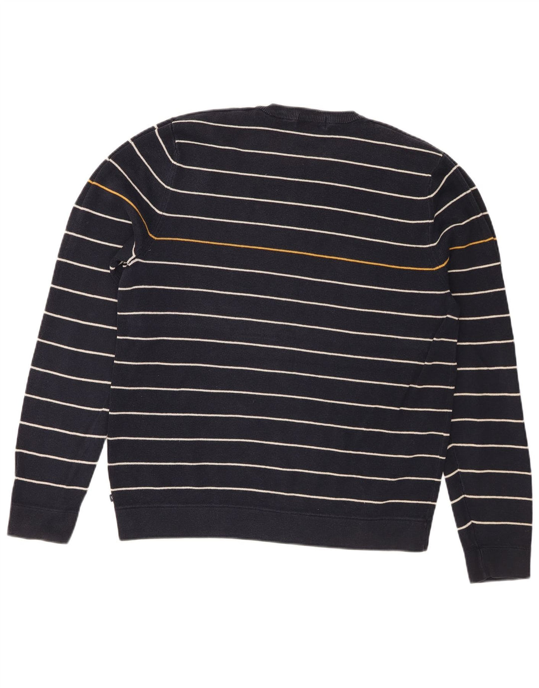 Marks & Spencer Mens Blue Harbour Crew Neck Jumper Sweater Medium Navy Blue
