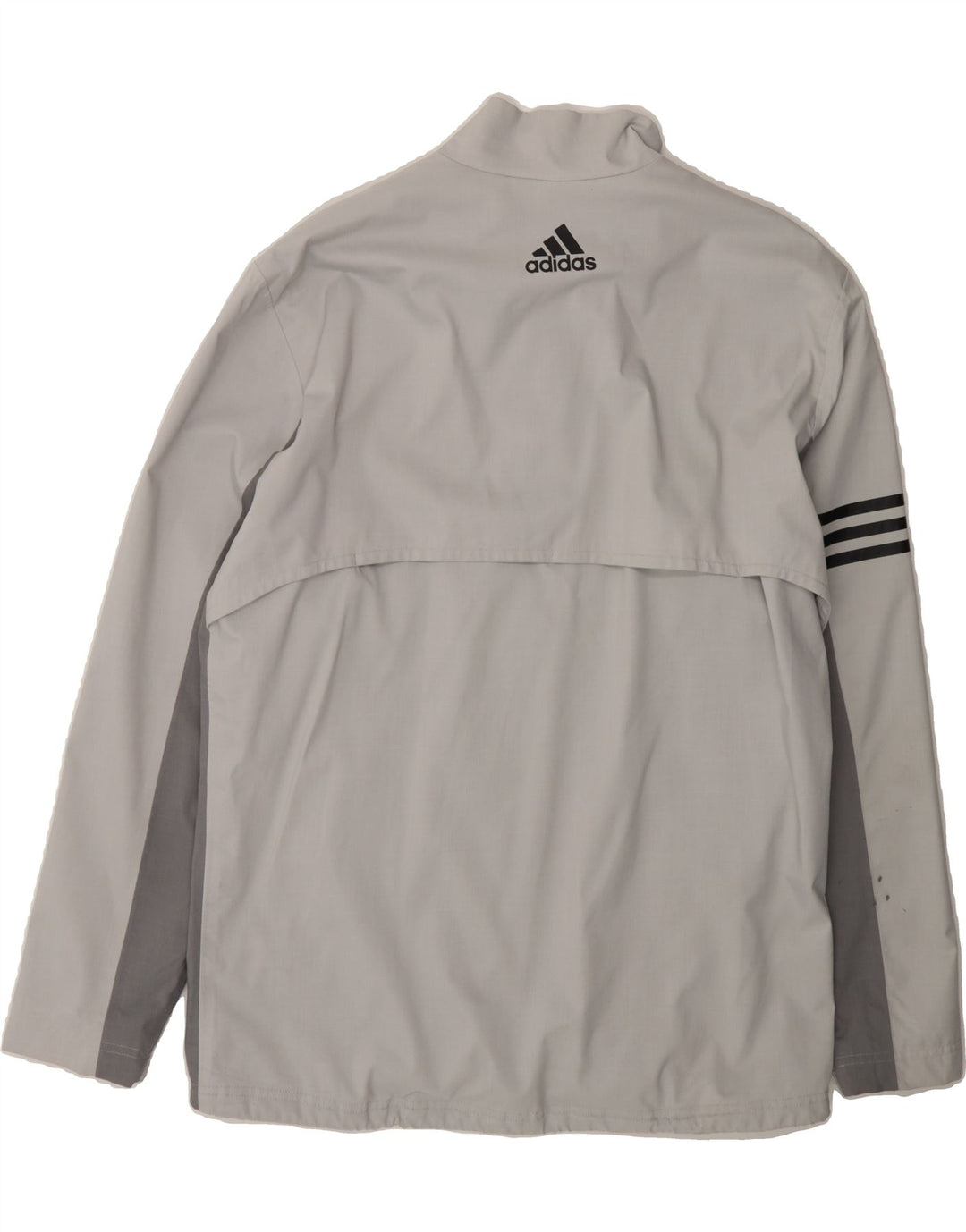 ADIDAS Mens Clima Proof Windbreaker Jacket UK 40 Large Grey Vintage Adidas and Second-Hand Adidas from Messina Hembry 