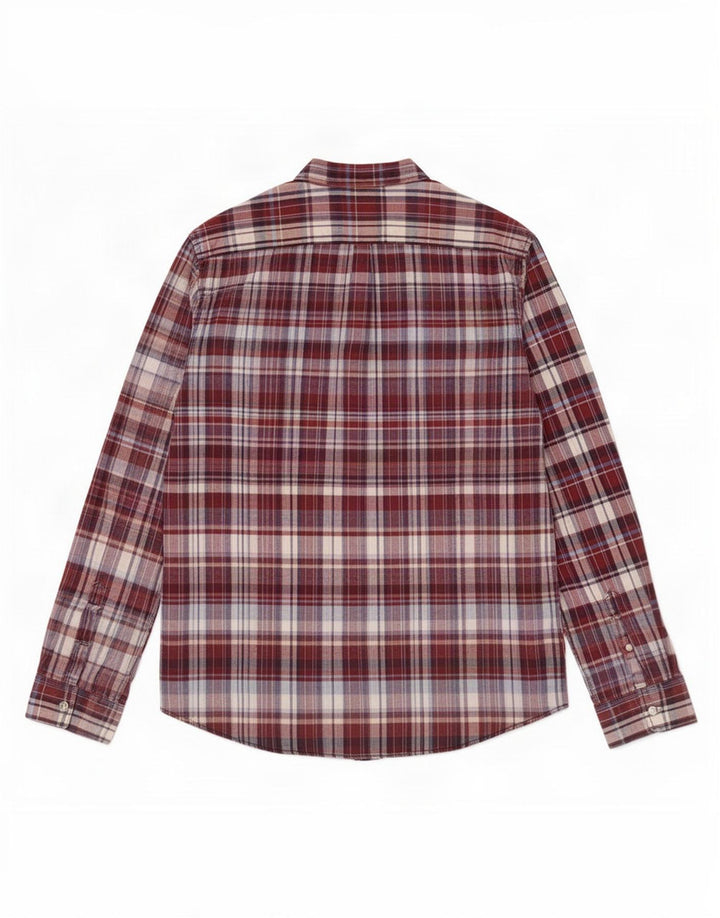 Lee Mens Regular Fit Shirt Large Red Check Cotton