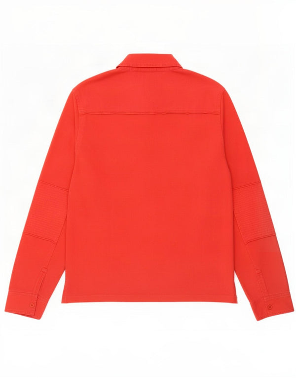 Dkny Mens Pullover Shirt Large Red Cotton