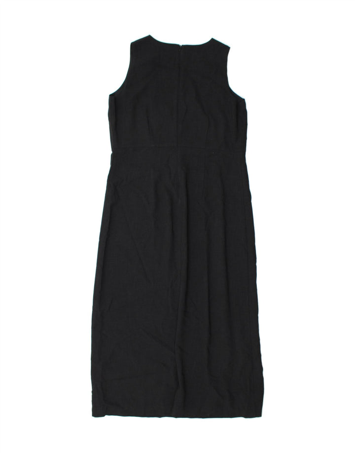 EDDIE BAUER Womens Sleeveless Maxi Dress US 12 Large Black Polyester Vintage Eddie Bauer and Second-Hand Eddie Bauer from Messina Hembry 